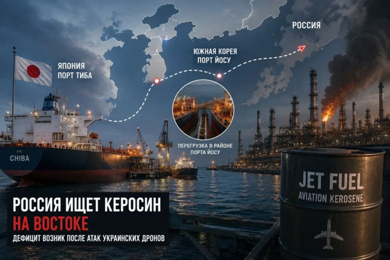 Россия готовит импорт керосина из Японии из-за атак дронов - изображение 1
