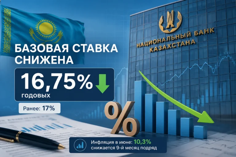 В Казахстане снизили ставку до 16,75%: ждут дешевых кредитов - изображение 1