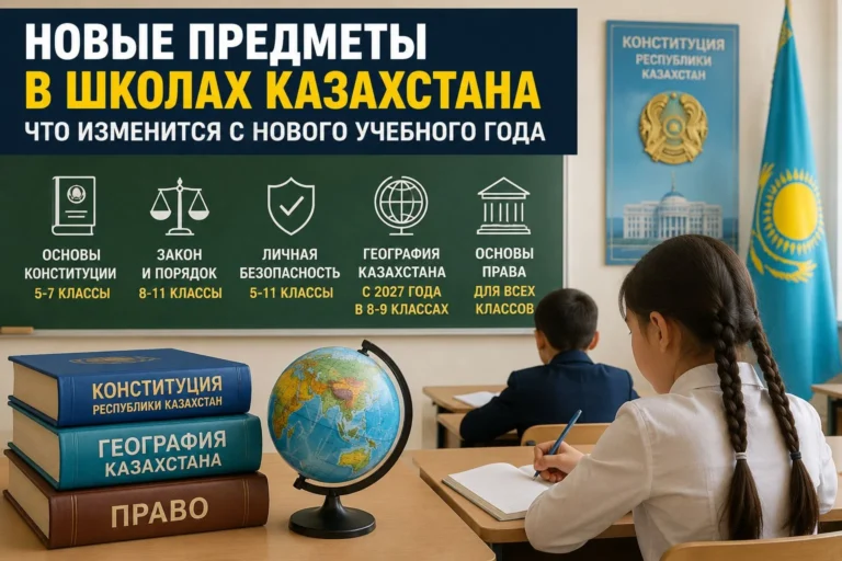 В школах Казахстана появятся уроки Конституции и географии страны - изображение 1