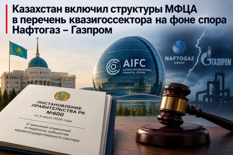 Кабмин РК срочно сменил права МФЦА после дела «Нафтогаза» и «Газпрома» - изображение 1