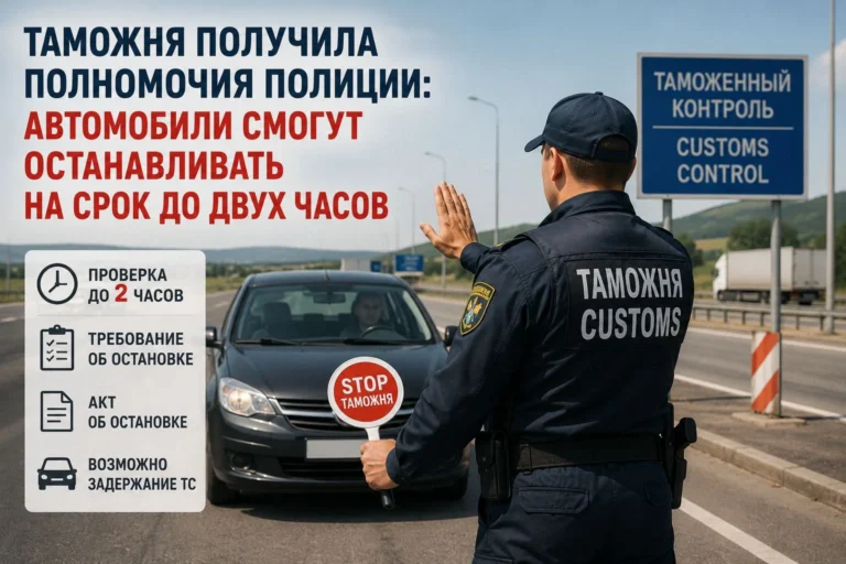 Таможня получила право задерживать водителей до двух часов - изображение 1