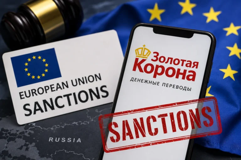 ЕС ввел санкции против оператора «Золотой Короны», сервис ограничил денежные переводы в ряде стран - изображение 1