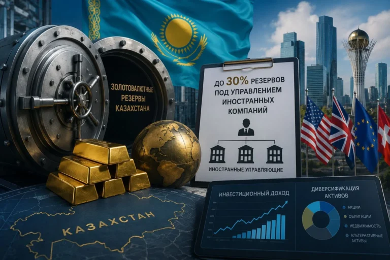 До 30% золотовалютных резервов Казахстана могут передать под управление иностранным компаниям - изображение 1