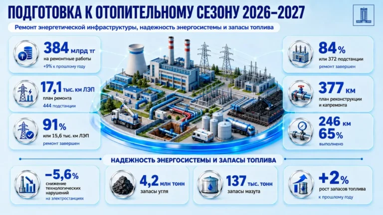 384 млрд на тепло и свет: как Казахстан готовится к зиме - изображение 1