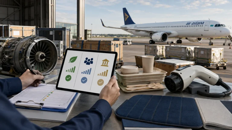 Air Astana стала третьей авиакомпанией в мире, подтвердившей соответствие закупок ESG-принципам - изображение 1