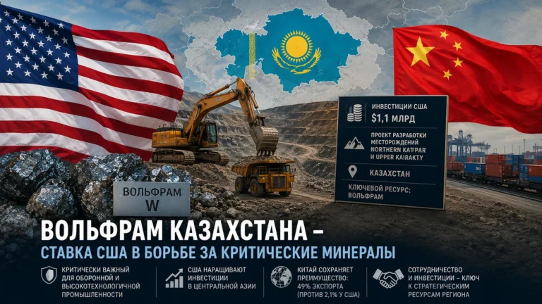 ​​Вольфрам Казахстана стал ставкой США на $1,1 млрд - изображение 1