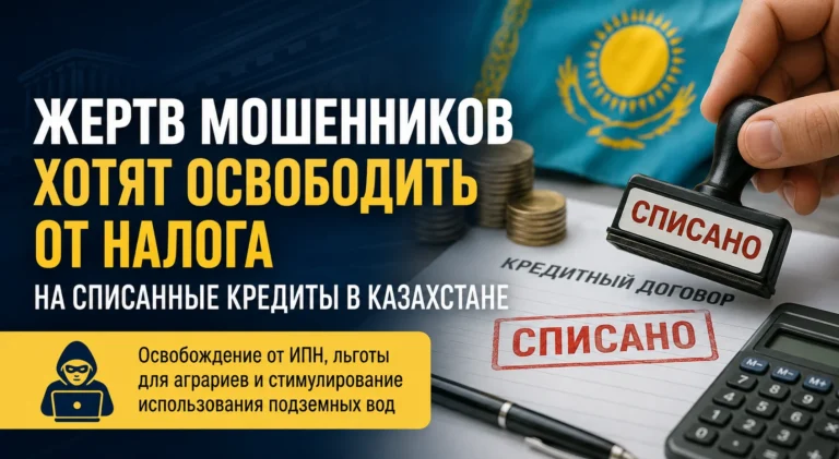 Жертв мошенников хотят освободить от налога на списанные кредиты в Казахстане - изображение 1
