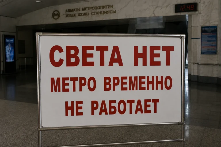 Отключение света в Алматы остановило метро - изображение 1