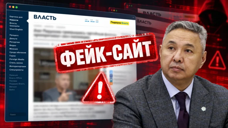 Появился клон ещё одного казахстанского СМИ с фейком про Азата Перуашева - изображение 1