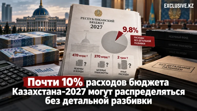 Почти 10% расходов бюджета Казахстана-2027 могут распределяться без детальной разбивки - изображение 1