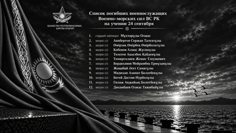 Минобороны опубликовало имена 12 погибших на учениях в Мангистау - изображение 1