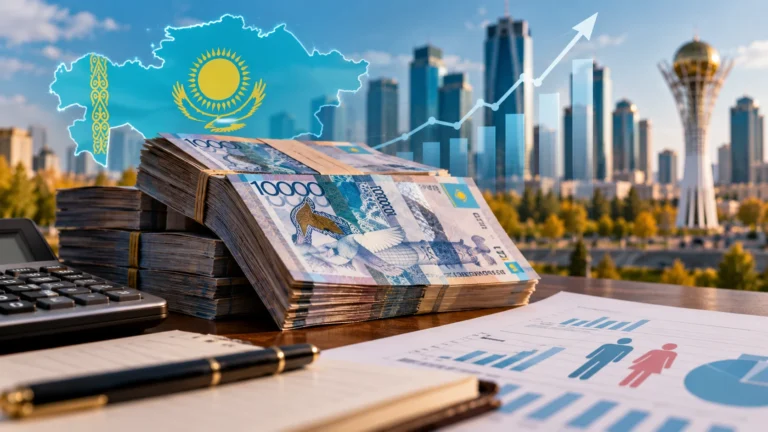 Почти половина казахстанцев получает до 300 тысяч тенге - изображение 1