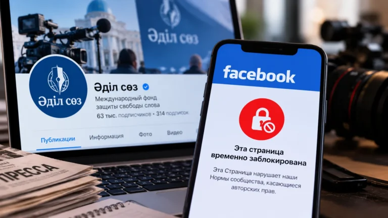 Facebook заблокировал страницу «Әділ сөз» после публикации о Курултае - изображение 1
