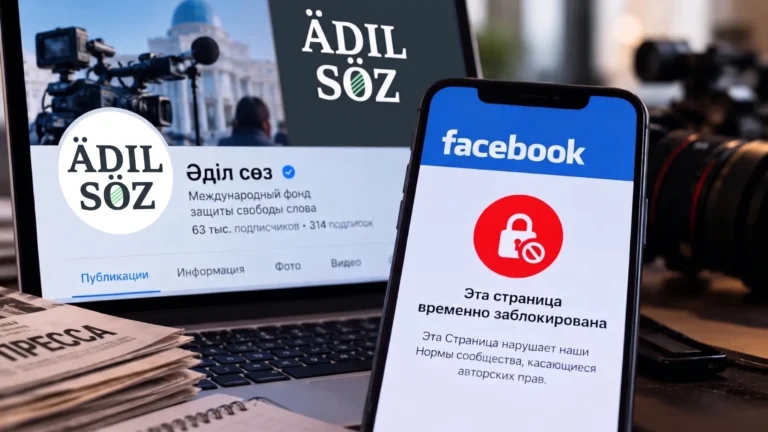 Facebook заблокировал страницу «Әділ сөз» после публикации о Курултае - изображение 1