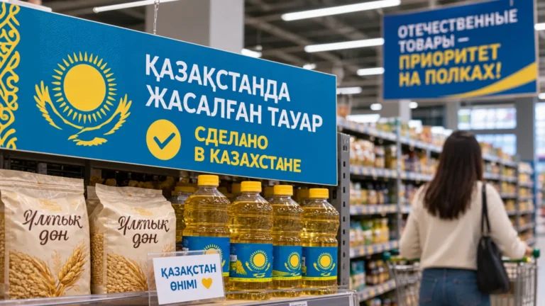 Казахстанские товары получат обязательное место на полках магазинов с 20 октября - изображение 1