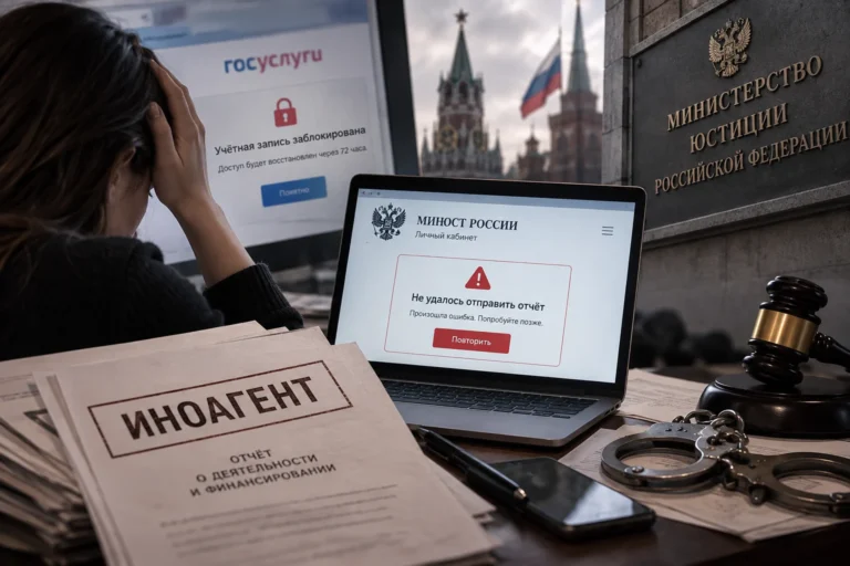 Из-за новых правил «иноагенты» в России не могут сдать отчётность в Минюст – за это им грозит лишение свободы - изображение 1