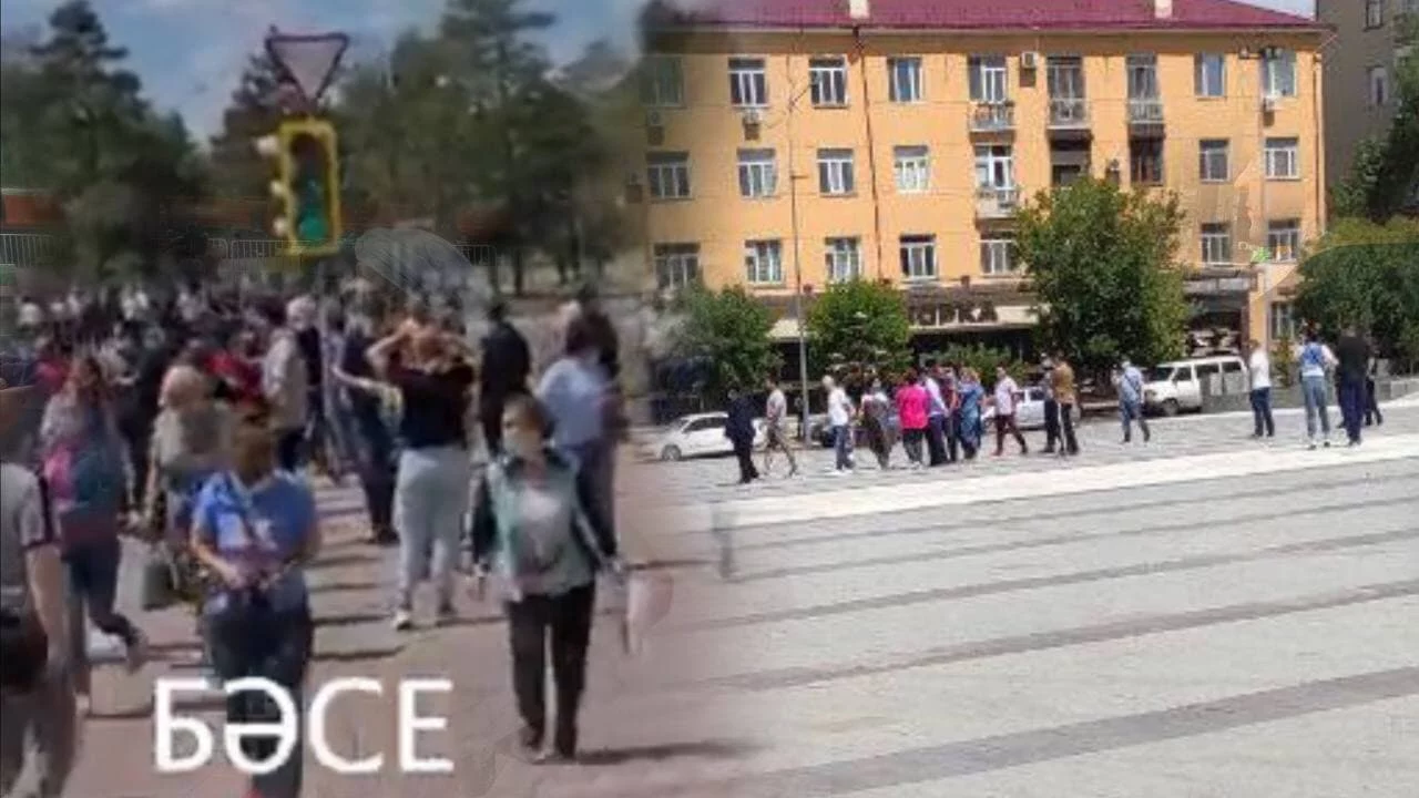 Изображение 9 для Митинги против обязательной вакцинации прошли в нескольких городах Казахстана, есть задержанные