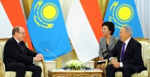 Изображение 2 для Президент Казахстана Н.Назарбаев встретился с Князем Монако Альбером II, прибывшим в Казахстан с официальным визитом