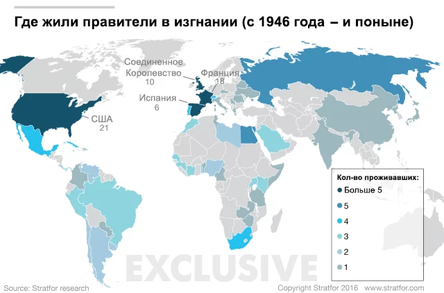 Изображение 1 для Куда бегут поверженные диктаторы